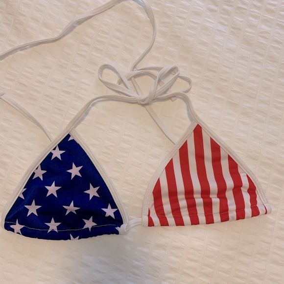 American Apparel Other - American Flag bikini top